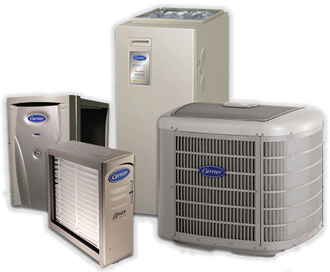 Carrier equipment offered by John Betlem Heating and Cooling. 