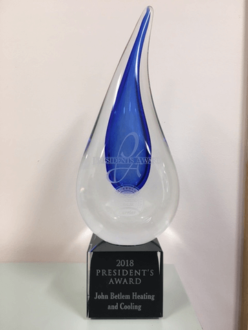 john betlem's carrier president's award trophy